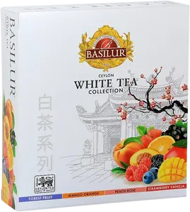 BASILUR White Tea Assorted přebal 40 x 1.5 g
