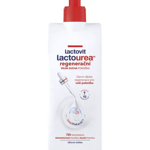 LACTOVIT LACTOUREA Tělové mléko regenerační 400 ml