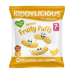 KIDDYLICIOUS Ovocné křupky banánové 10 g