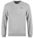 Korda tričko s dlouhým rukávem patch crewneck heather grey - xxl