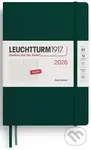 Daily Planner 2026 Medium (A5) Forest Green - tečkovaný