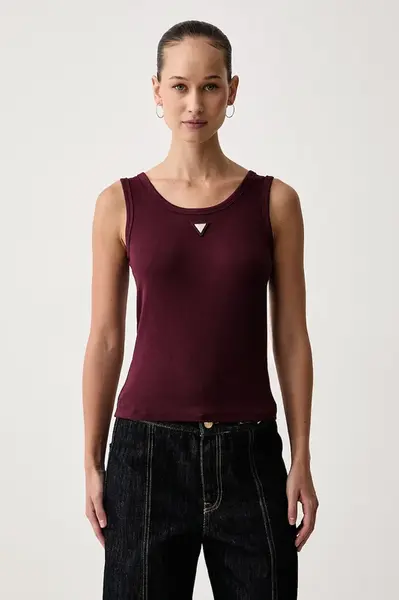 Guess  top dámský s bavlnou OLYMPE