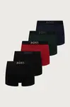 BOSS  boxerky pánské s bavlnou Trunk 5P MetalLogo G 5-pack