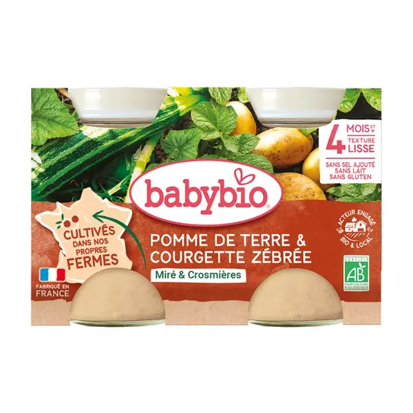 Babybio Brambory a cuketa 2x130 g