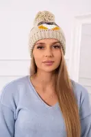 marka niezdefiniowana Dámský klobouk Owl K340 beige