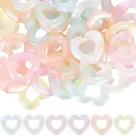 80Pcs Luminous Acrylic Beads
