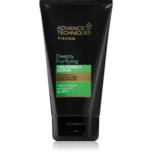 Avon Advance Techniques Deeply Purifying hĺbkovo čistiaci peeling pre mastné vlasy 150 ml
