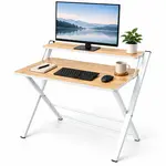 Relaxdays PSACÍ STŮL Bílý skládací