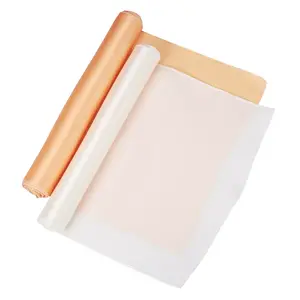 2Pcs 2 Colors Solid Color Polyester Table Runner