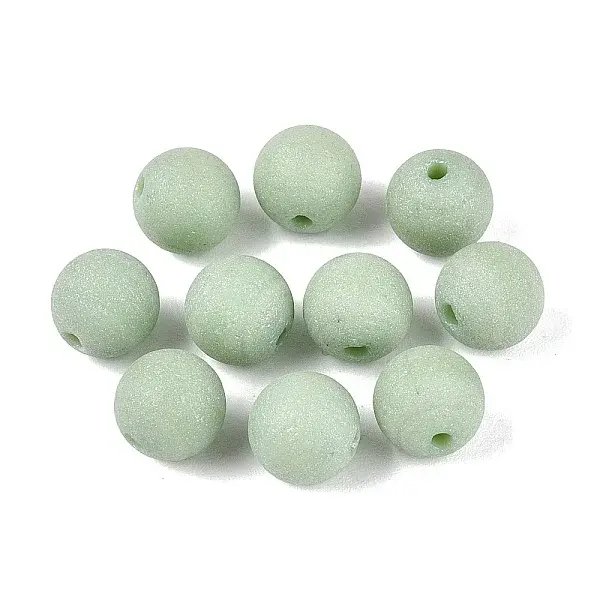 Frosted Glass Beads