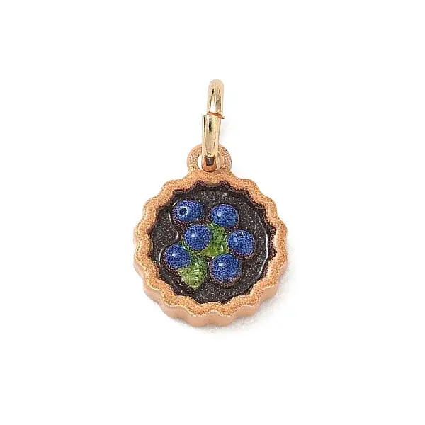 Spray Painted Brass Charms