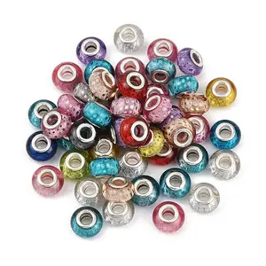 50Pcs Resin European Beads