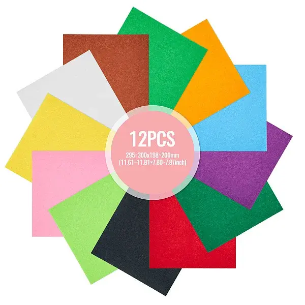 12Pcs Non Woven Fabric