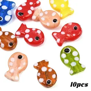 10Pcs Handmade Lampwork Beads
