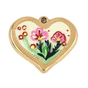 304 Stainless Steel Enamel Pendants