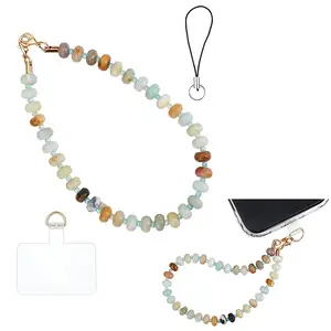 Flower Amazonite Phone Hand Strap Chains
