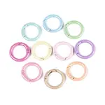 Spray Painted Alloy Spring Gate Rings
