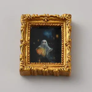 Halloween Miniature Resin Rectangle Photo Frame