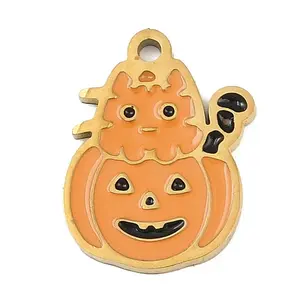 Halloween 304 Stainless Steel Enamel Pendants
