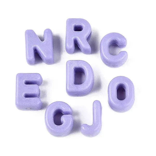 Opaque Acrylic European Beads