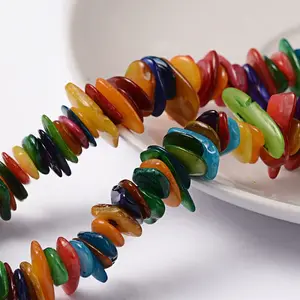 Natural Shell Chip Beads Strands