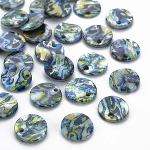 Printed Freshwater Shell Charms