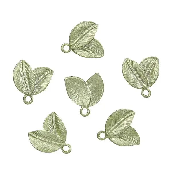 Spray Painted Alloy Pendants