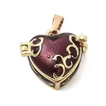 Brass Enamel Prayer Box Pendants