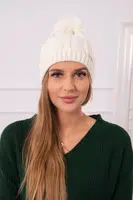 Kesi Čepice s fleecem Stefania K278 ecru