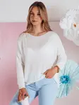 Dámský oversize svetr SENZIA ecru