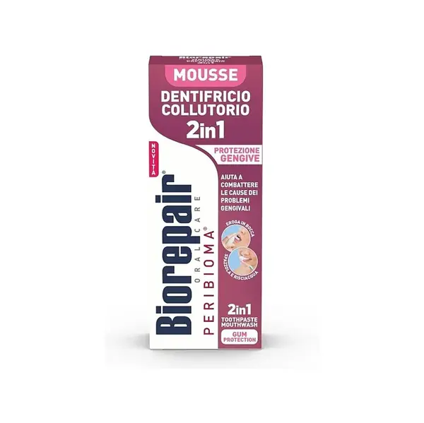BIOREPAIR Gum protection 2v1 zubní pěna 75 ml