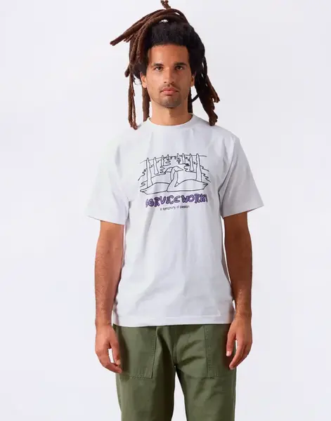 Tričko Service Works Symphony Tee White
