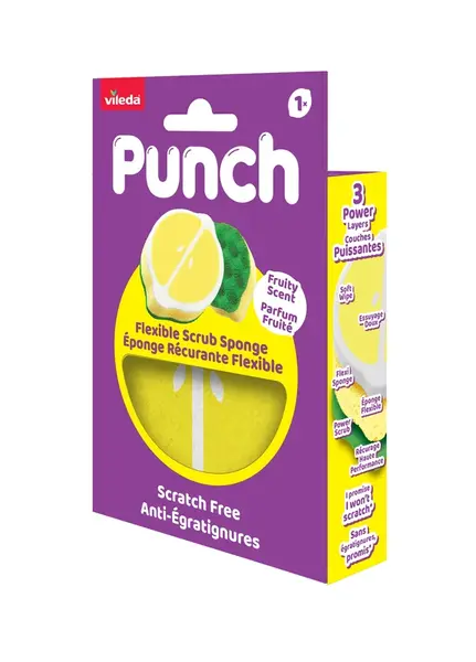 Vileda Punch lemon hubka