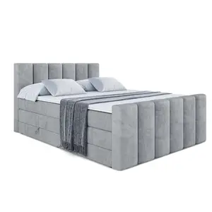 ALTDECOR POSTEL boxspring BOXI1-Z KING – 120x200 – H3/H4 – šedá