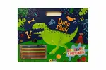 Omalovánky - Dinosauři s pastelkami (poškozené)
