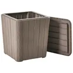 Beliani ÚLOŽNÝ BOX 40/40 cm Taupe