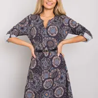 Dress-DHJ-SK-12336B.74P-navy blue
