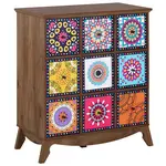 Beliani SIDEBOARD Tmavší Odstín dřeva Kuma
