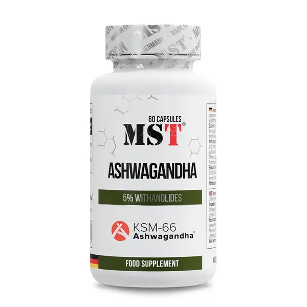 MST Nutrition Ashwagandha KSM-66 60 cps