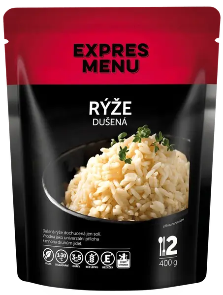 EXPRES MENU Rýže dušená 400 g (2 porce)