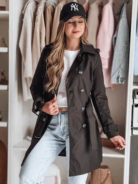 Dámský trenčkot BELISION černý