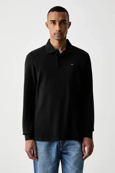 Tommy Jeans  tričko s dlouhým rukávem pánské bavlněné