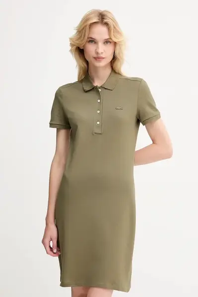 Lacoste  šaty s bavlnou