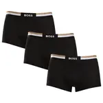 BOSS 3PACK pánské boxerky černé (50516542 001) XL