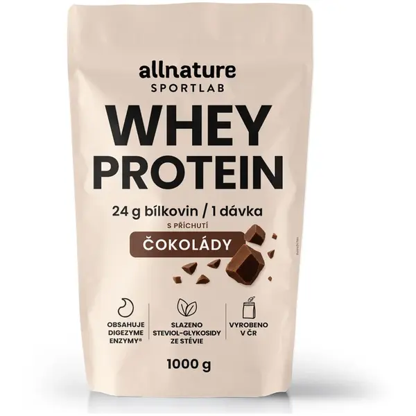 Allnature Sportlab Whey Protein Čokoláda 1000 g