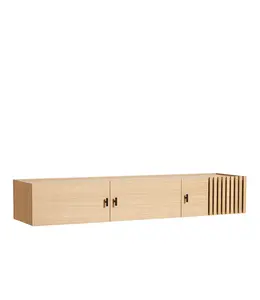 Komoda na stenu "Array", 150 x 53 cm, 2 varianty - Woud Varianta: dub, svetlý
