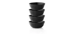 Miska 0,5l Ø16cm Nordic Kitchen, set 4ks, čierna - Eva Solo