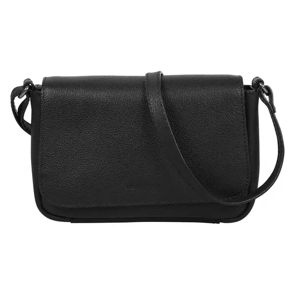 Dámská crossbody kožená kabelka Burkely Isa - černá