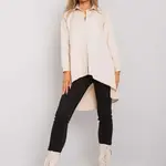 Asymetrická béžová košile