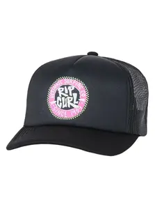 Rip curl kšiltovka Sessions Foam Trucker Black / Yellow | Černá | Velikost One Size